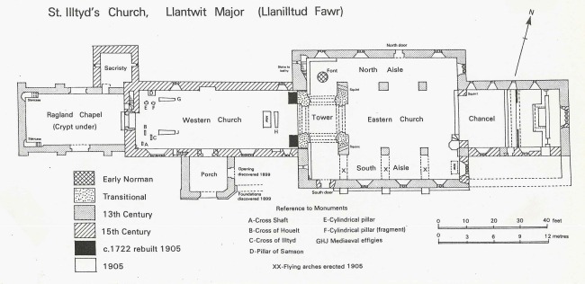 St Illtud's Floor Plan