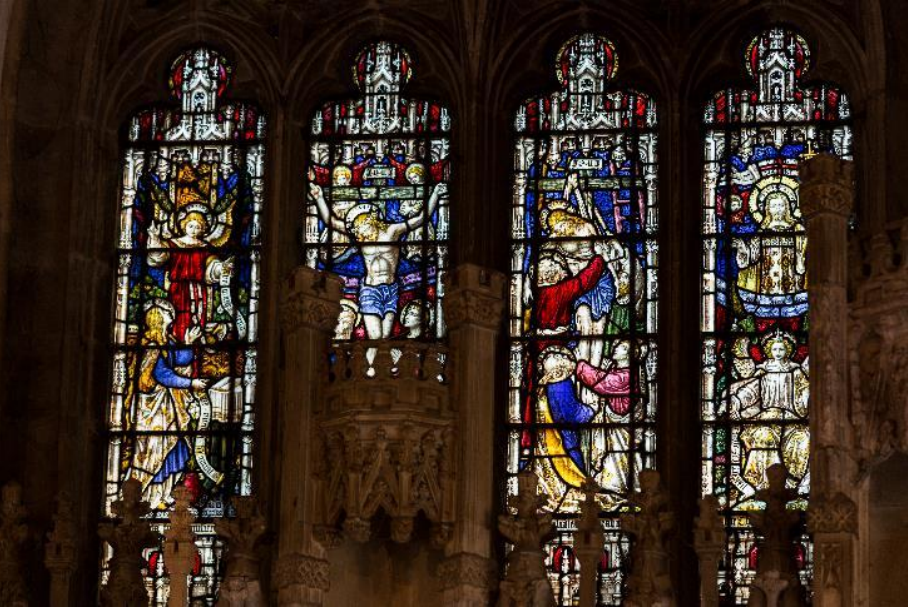 Stained Glass in St Illtud's Llantwit Major